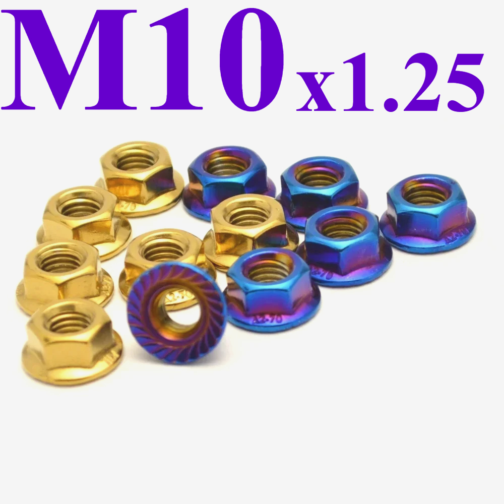 6 шт. M10x1,25 гайки заднего з – обзор и цена Sprocket